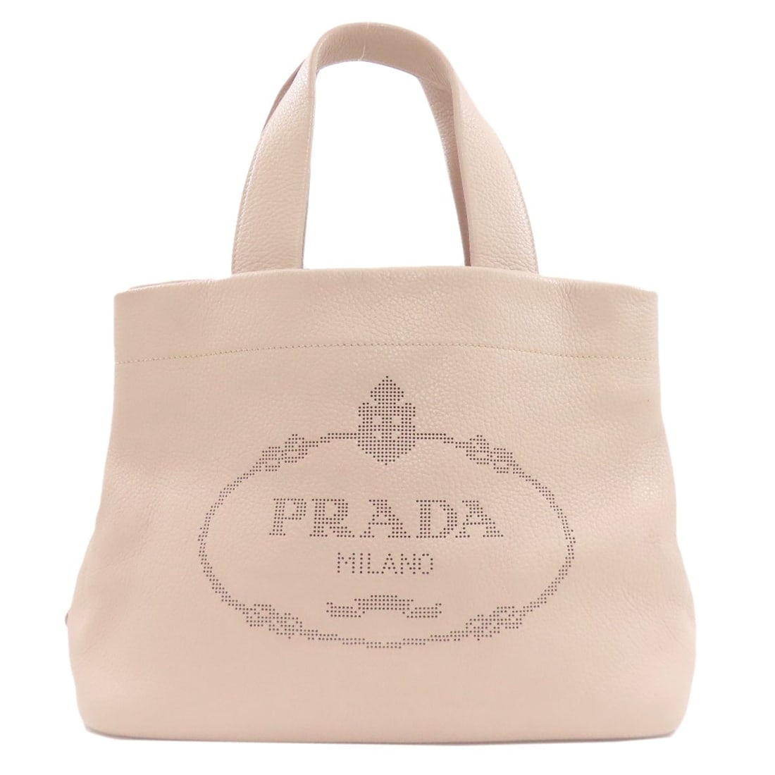Calf PRADA Punching logo Tote Bag: Calf PRADA Punching logo Tote Bag This listing features Calf PRADA Punching logo Tote Bag. Item specifics are provided below. Item Specifics: Brand: PRADA Style: Tote Bag Exterior Material: Calf