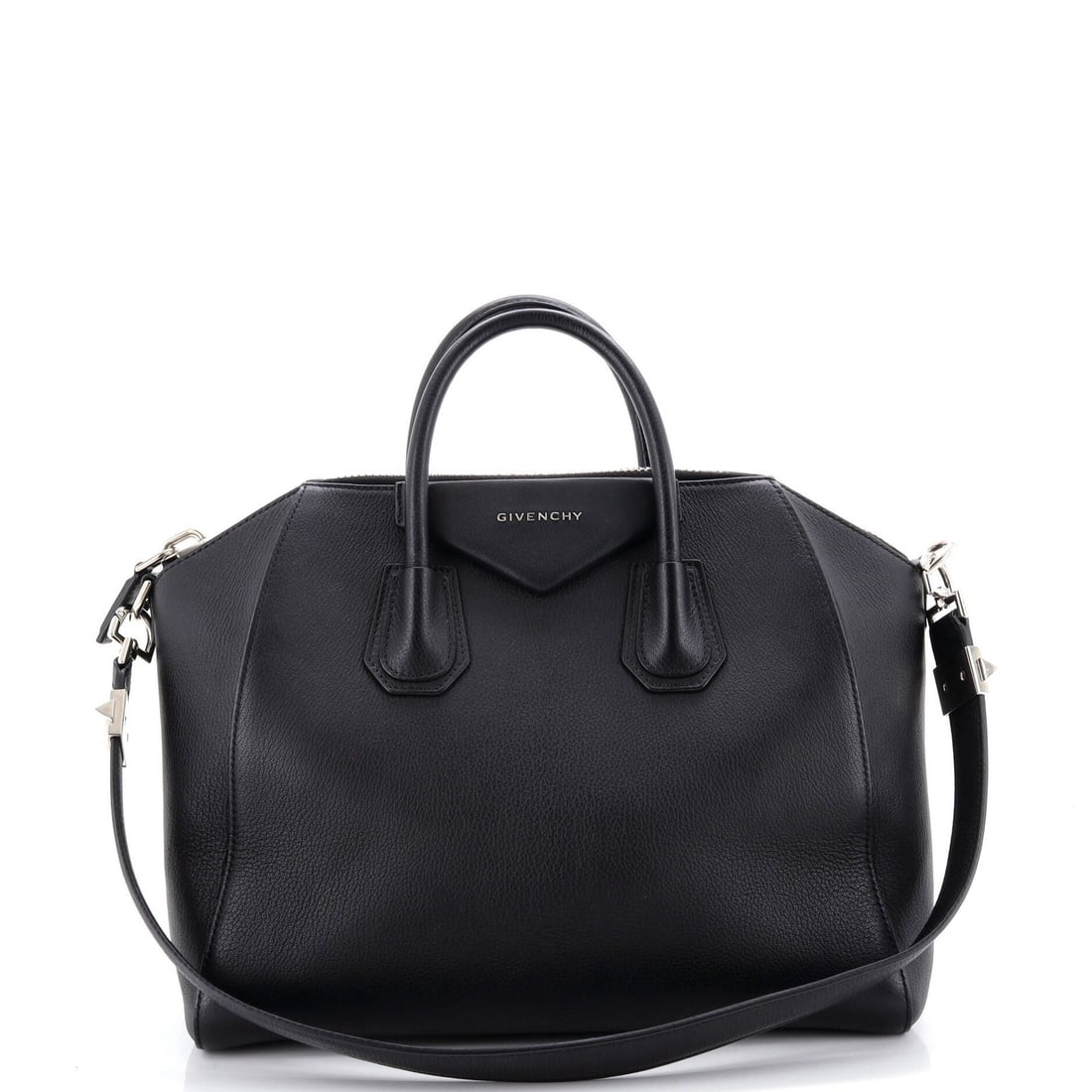 Medium Givenchy Antigona Bag Leather: Medium Givenchy Antigona Bag Leather This listing features Medium Givenchy Antigona Bag Leather. Item specifics are provided below. Item Specifics: Brand: Givenchy Exterior Material: Leather Style: Sa
