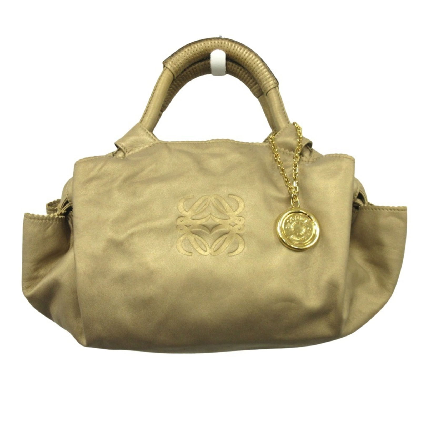 Leather Loewe Handbag: Leather Loewe Handbag This listing features Leather Loewe Handbag. Item specifics are provided below. Item Specifics: Brand: Loewe Type: Handbag Material: Leather Leather/Fur Type: Lambskin Color: