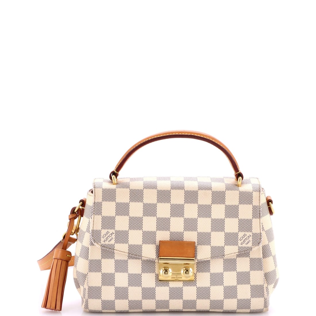Damier Louis Vuitton Croisette Handbag: Damier Louis Vuitton Croisette Handbag This listing features Damier Louis Vuitton Croisette Handbag. Item specifics are provided below. Item Specifics: Brand: Louis Vuitton Exterior Material: Canvas C