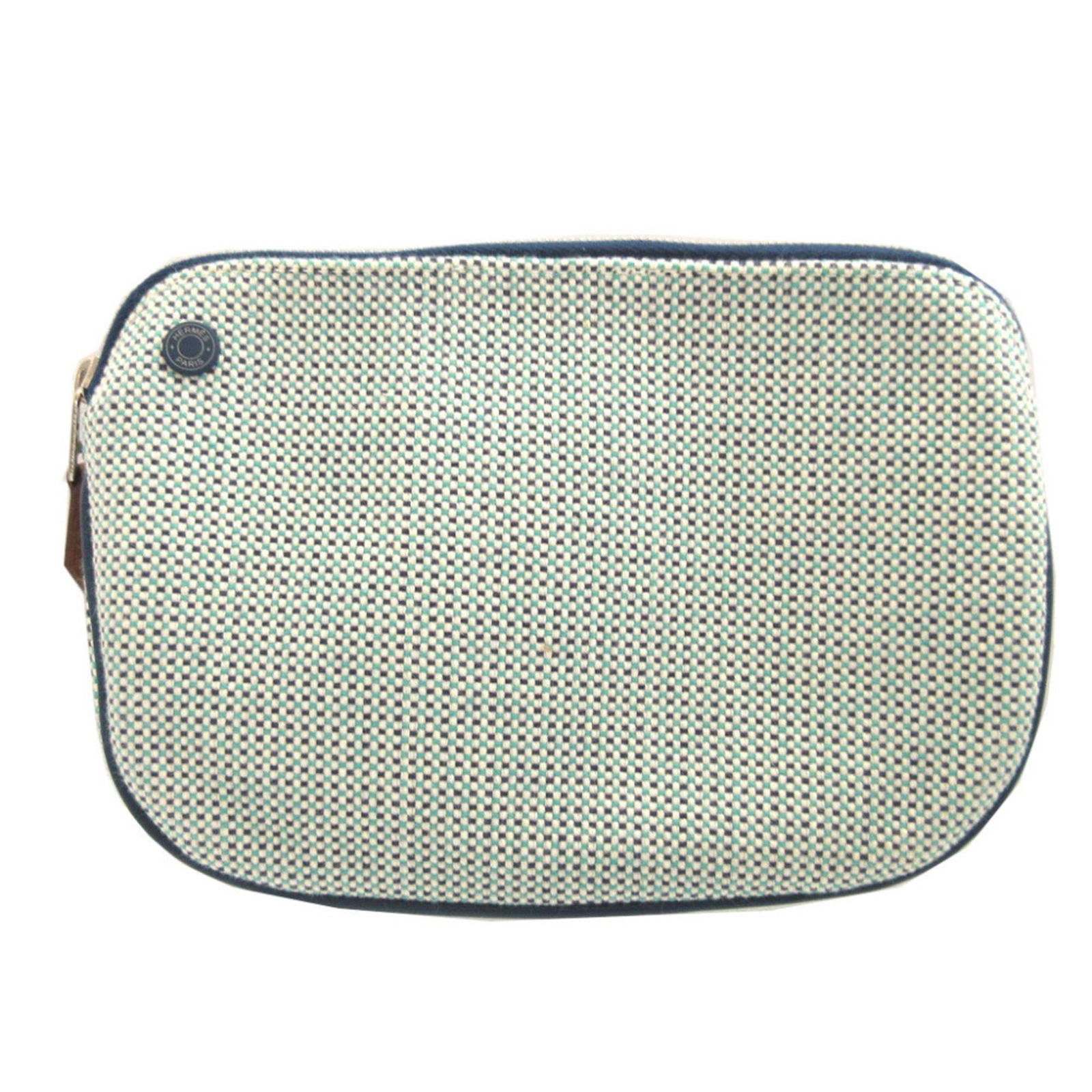 Leather - Hermes Pouch Cotton: Leather - Hermes Pouch Cotton This listing features Leather - Hermes Pouch Cotton. Item specifics are provided below. Item Specifics: Brand: Hermes Type: Pouch Material: Cotton , Leather Gender: Women