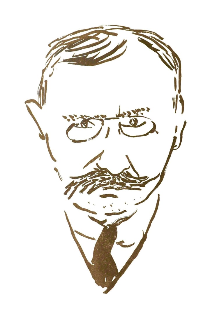 Lithograph - Albert Marquet - Auto-portrait - Prsence de Marquet (1 of 6)