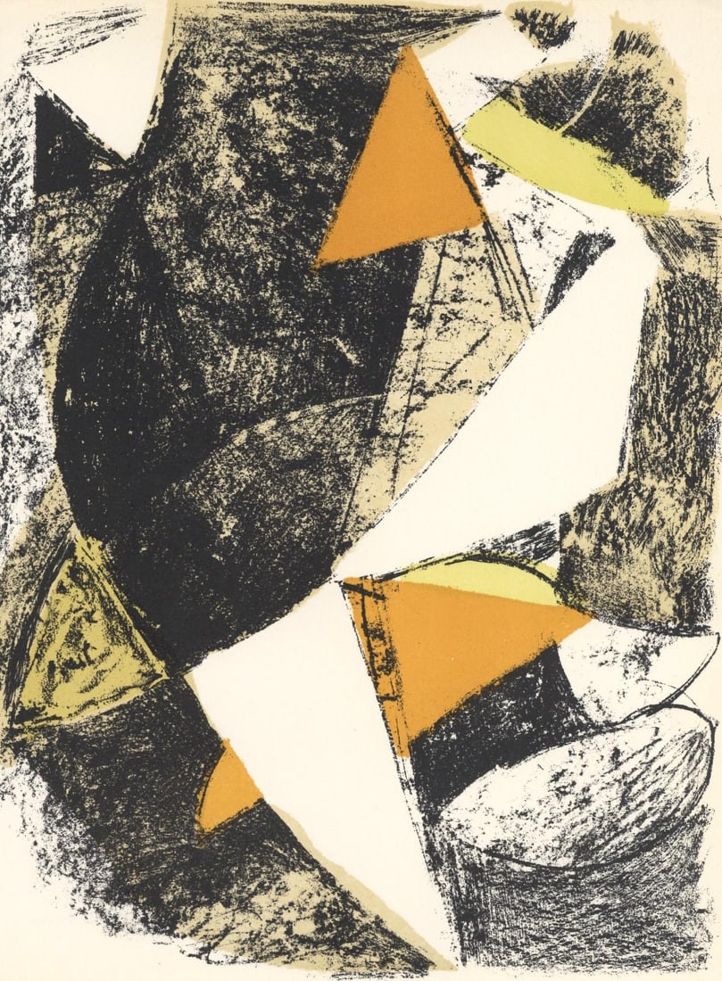 Lithograph - Marino Marini - Cheval et cavalier - XXe sicle (1 of 5)