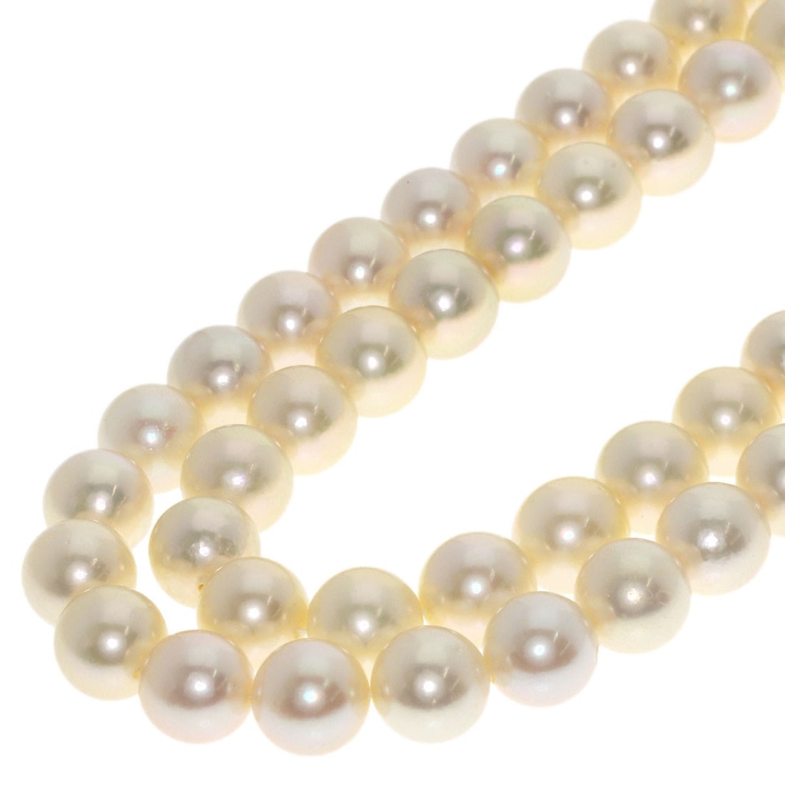 87.8g Akoya Pearl 2 series Necklace Silver (1 of 8)
