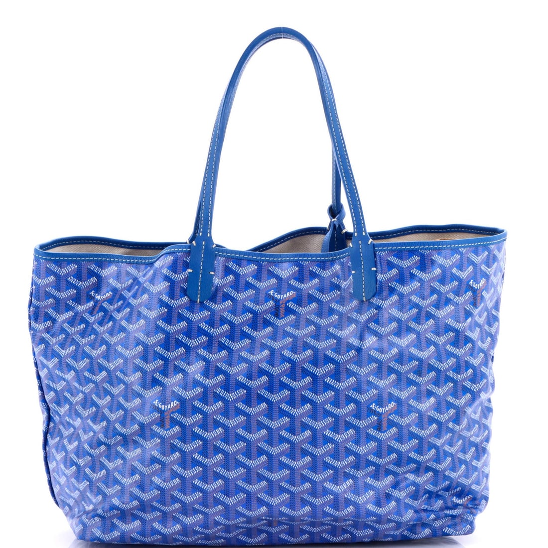 PM Goyard Saint Louis Tote Coated Canvas: PM Goyard Saint Louis Tote Coated Canvas This listing features PM Goyard Saint Louis Tote Coated Canvas. Item specifics are provided below. Item Specifics: Brand: Goyard Exterior Material: Canvas Coat