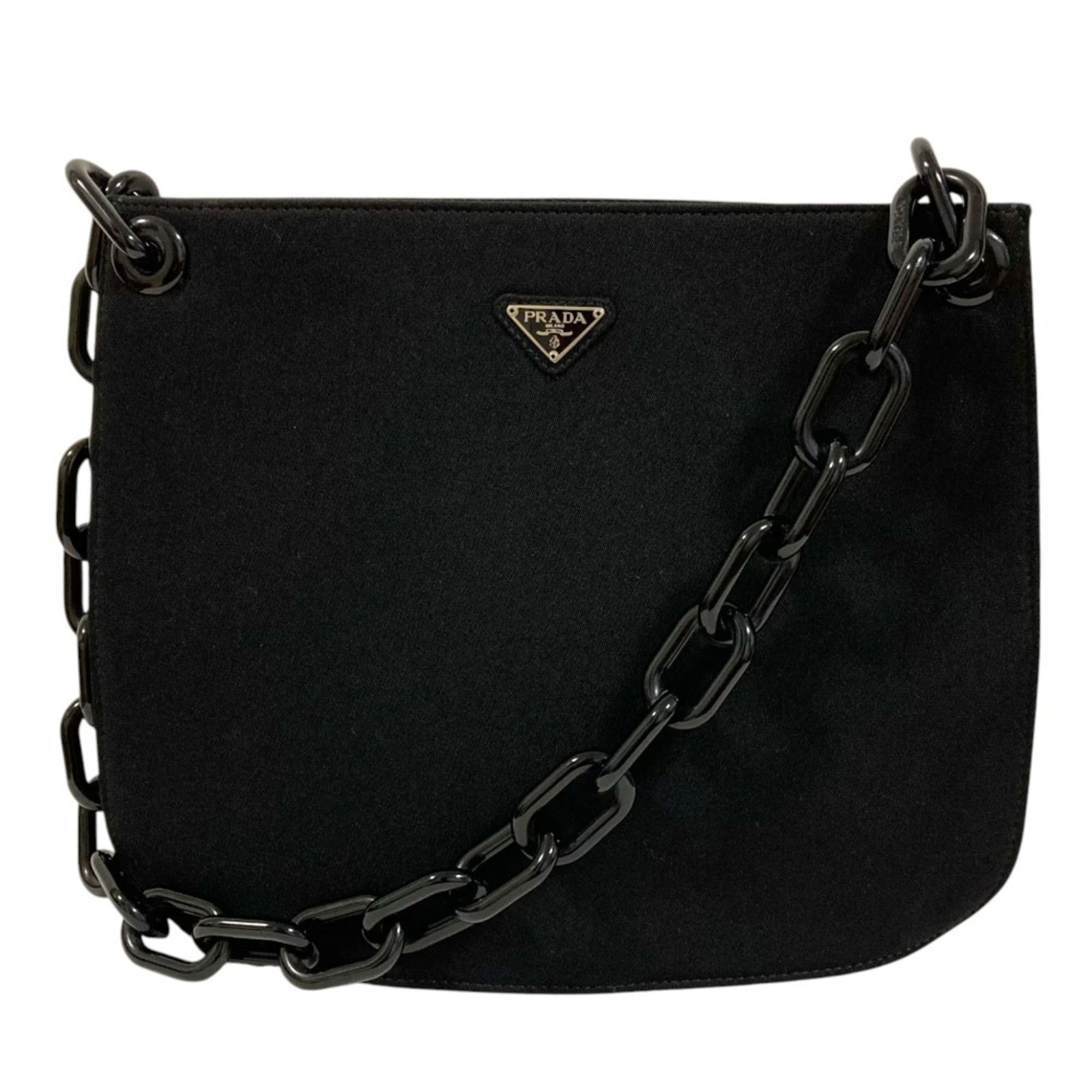 Nylon Prada Shoulder Bag: Nylon Prada Shoulder Bag This listing features Nylon Prada Shoulder Bag. Item specifics are provided below. Item Specifics: Brand: Prada Type: Shoulder Bag Material: Nylon Color: Black Gender: Women S