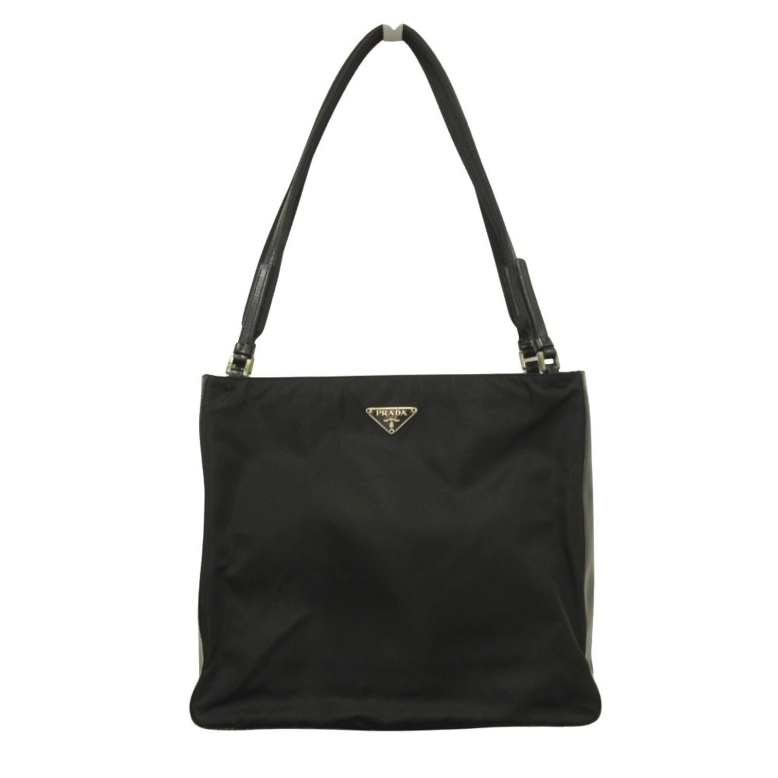 Leather - Prada Handbag Nylon: Leather - Prada Handbag Nylon This listing features Leather - Prada Handbag Nylon. Item specifics are provided below. Item Specifics: Brand: Prada Type: Handbag Material: Nylon , Leather Color: Black
