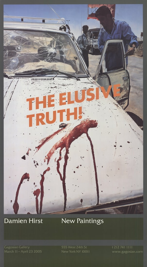 2 DAMIEN HIRST The Elusive Truth-Suicide Bomber (Sm) 38" x 21" Offset Lithograph: 2 DAMIEN HIRST The Elusive Truth-Suicide Bomber (Sm) 38" x 21" Offset Lithograph This listing features 2 DAMIEN HIRST The Elusive Truth-Suicide Bomber (Sm) 38" x 21" Offset Lithograph. Item specifics