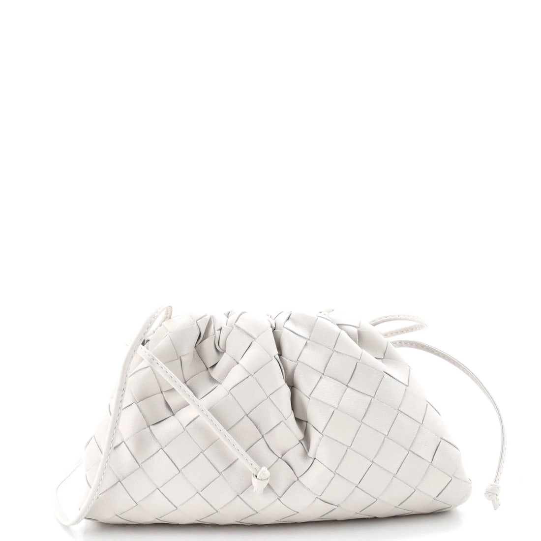 Mini Bottega Veneta The Pouch Intrecciato Nappa: Mini Bottega Veneta The Pouch Intrecciato Nappa This listing features Mini Bottega Veneta The Pouch Intrecciato Nappa. Item specifics are provided below. Item Specifics: Brand: Bottega Veneta Exterior