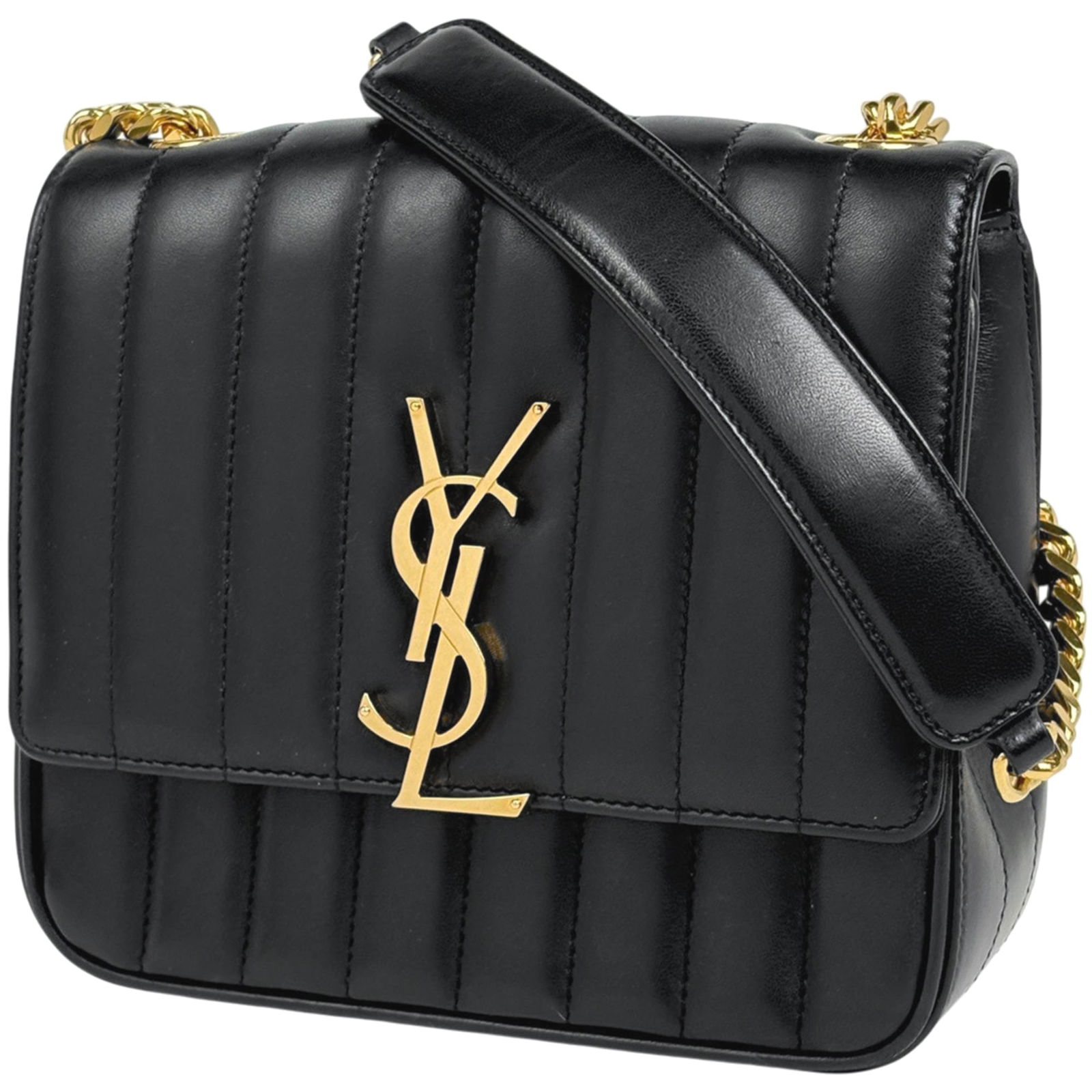 Leather Yves Saint Laurent Shoulder Bag: Leather Yves Saint Laurent Shoulder Bag This listing features Leather Yves Saint Laurent Shoulder Bag. Item specifics are provided below. Item Specifics: Brand: Yves Saint Laurent Type: Shoulder Bag M