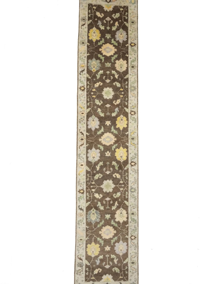 Carpet 3X12 Oushak Chobi Oriental Runner Rug Brown Floral Hallway Kitchen: Carpet 3X12 Oushak Chobi Oriental Runner Rug Brown Floral Hallway Kitchen This listing features Carpet 3X12 Oushak Chobi Oriental Runner Rug Brown Floral Hallway Kitchen. Item specifics are provided b