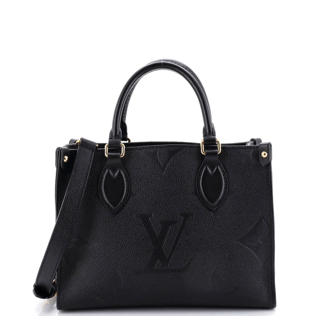 PM Louis Vuitton OnTheGo Tote Monogram Empreinte Giant: PM Louis Vuitton OnTheGo Tote Monogram Empreinte Giant This listing features PM Louis Vuitton OnTheGo Tote Monogram Empreinte Giant. Item specifics are provided below. Item Specifics: Brand: Louis Vui