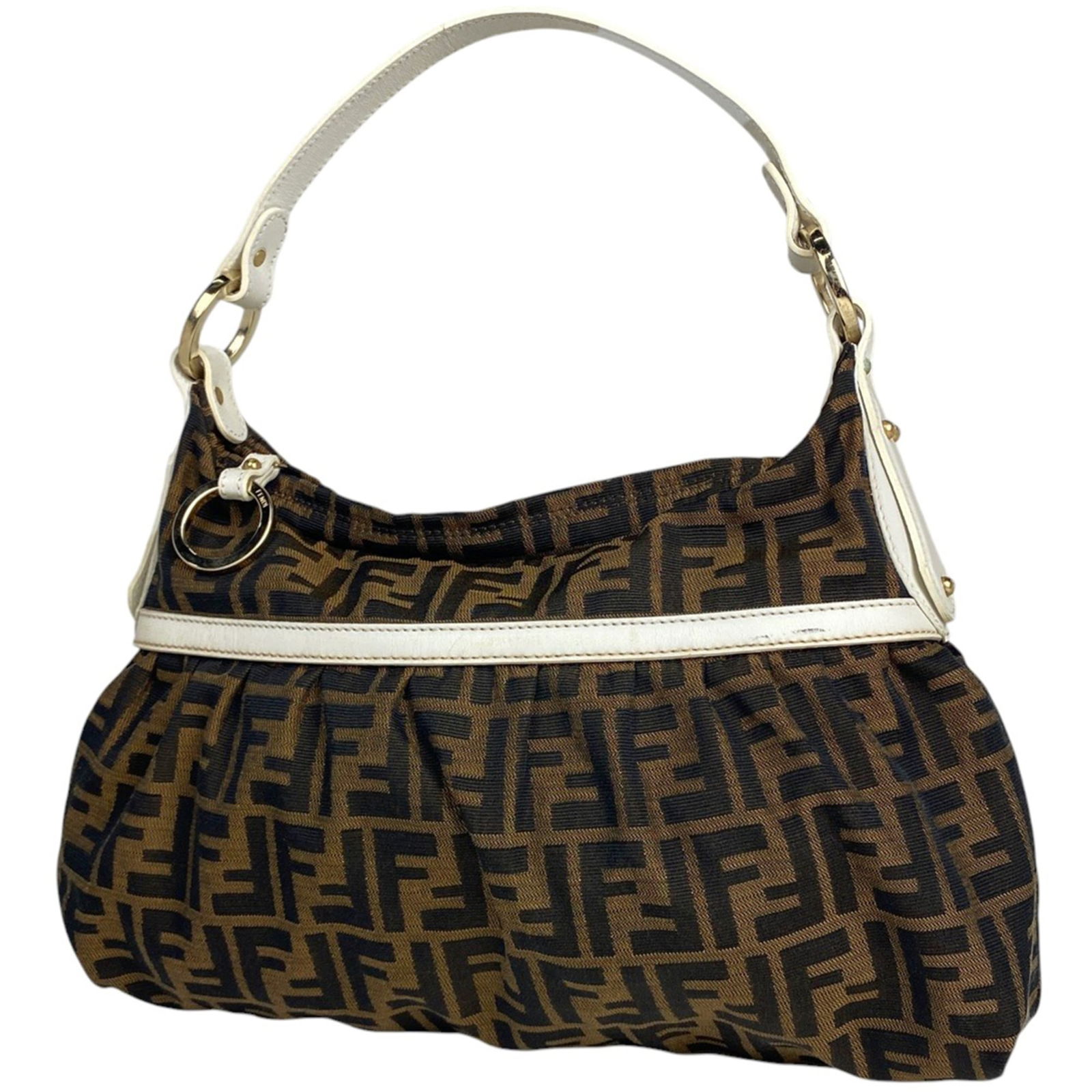 Leather - Fendi Shoulder Bag Canvas: Leather - Fendi Shoulder Bag Canvas This listing features Leather - Fendi Shoulder Bag Canvas. Item specifics are provided below. Item Specifics: Brand: Fendi Type: Shoulder Bag Material: Canvas , Lea
