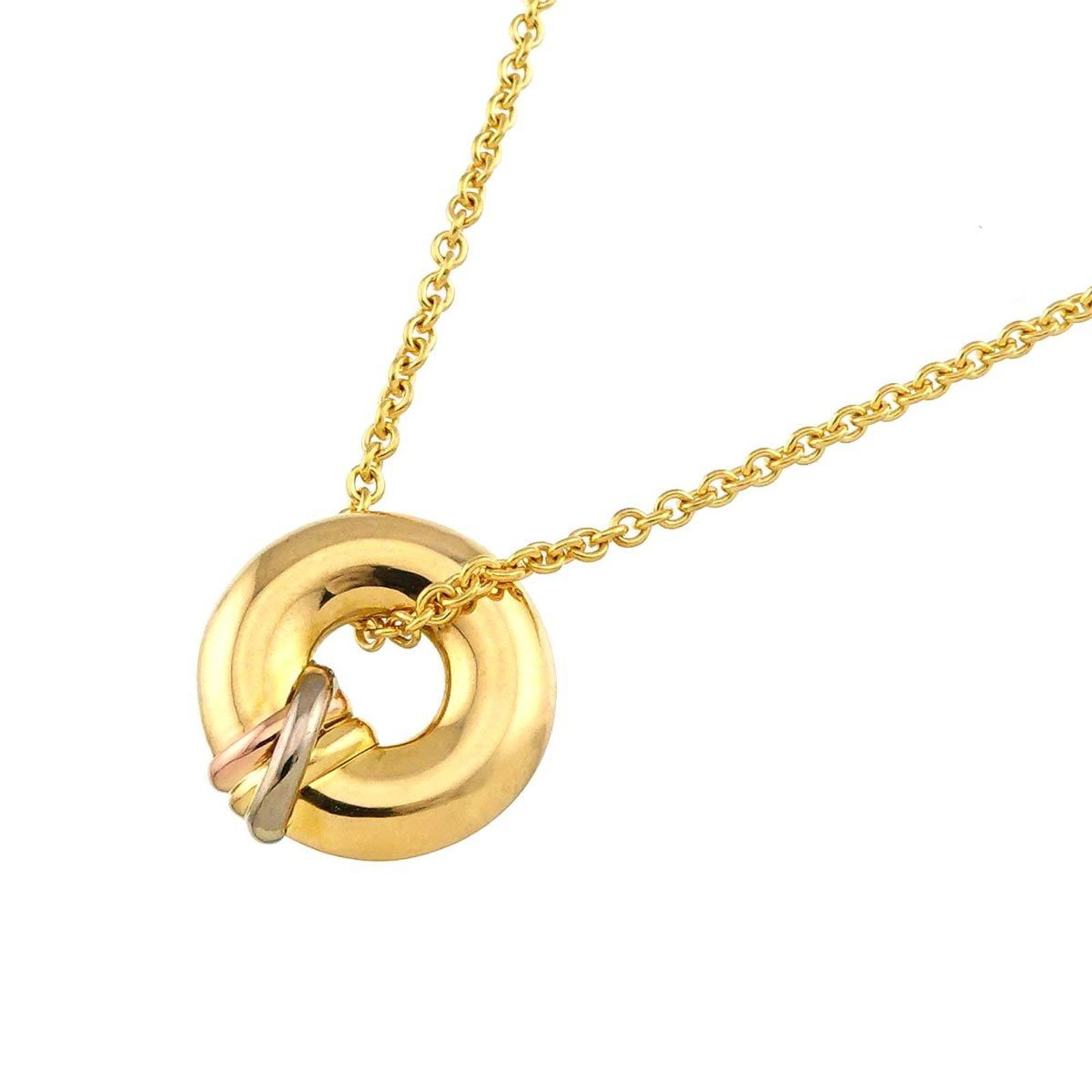 White and PG 750. - Cartier Trinity Necklace - 42cm - 18K Yellow Gold: White and PG 750. - Cartier Trinity Necklace - 42cm - 18K Yellow Gold This listing features White and PG 750. - Cartier Trinity Necklace - 42cm - 18K Yellow Gold. Item specifics are provided below. It