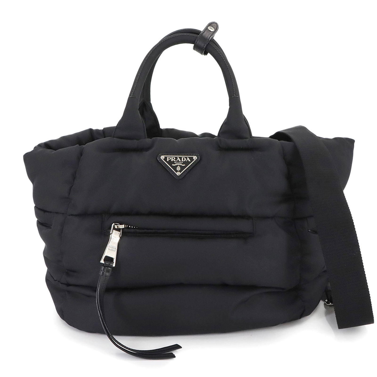 Leather - Prada Handbag - Shoulder Bag Nylon (1 of 10)