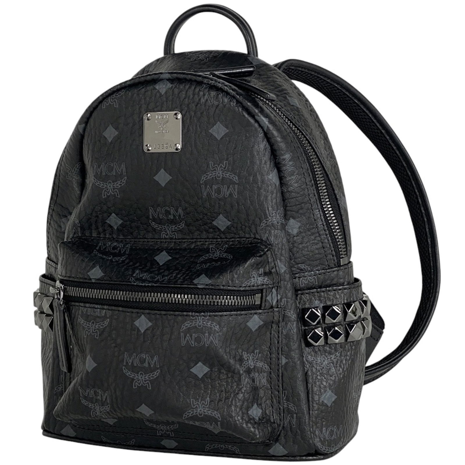 Leather Mcm Backpack: Leather Mcm Backpack This listing features Leather Mcm Backpack. Item specifics are provided below. Item Specifics: Brand: Mcm Type: Backpack Material: Leather Color: Black Gender: Women Size (Hxwxd):