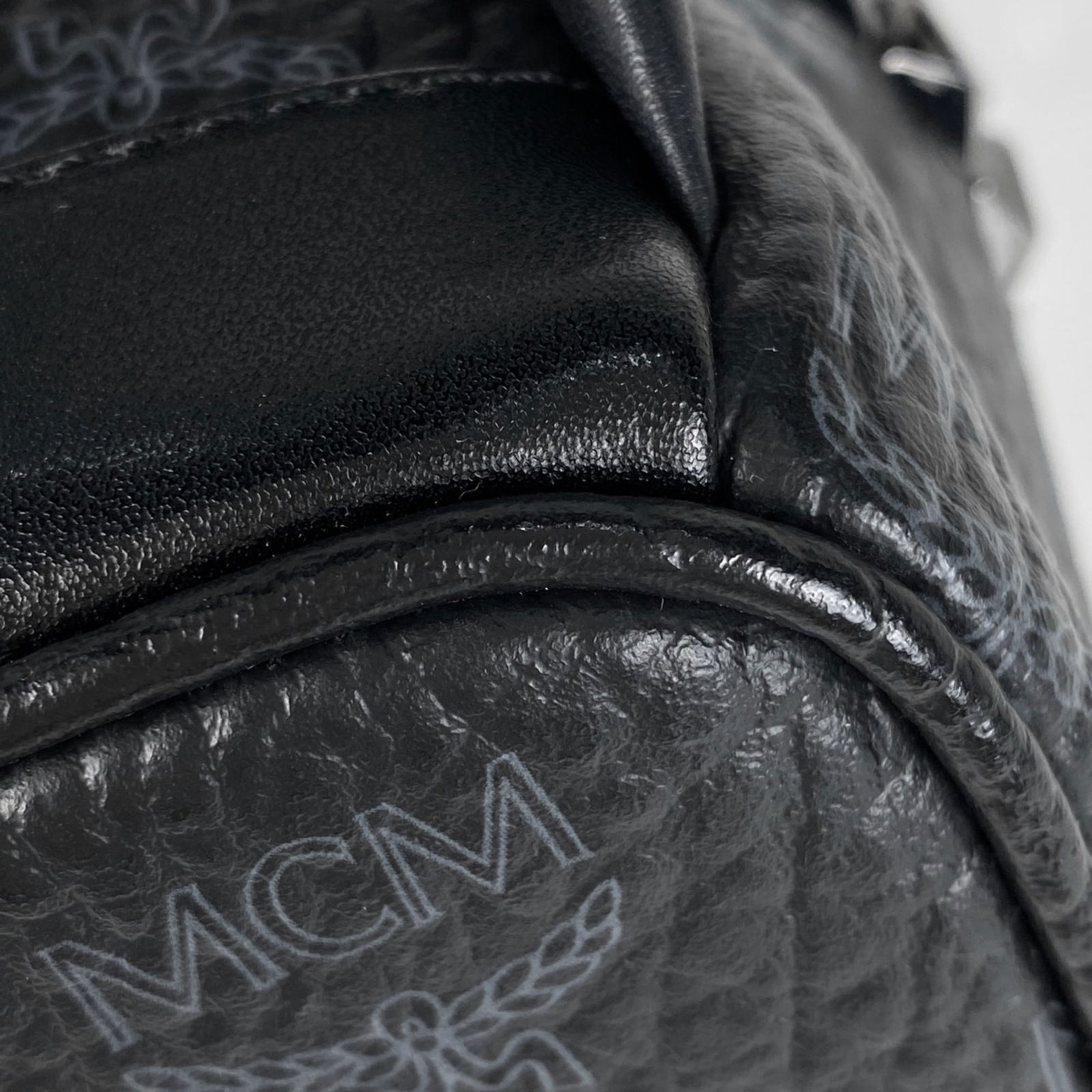 Leather Mcm Backpack - 4