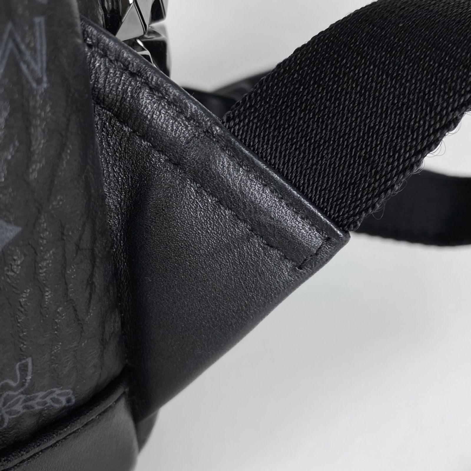 Leather Mcm Backpack - 6