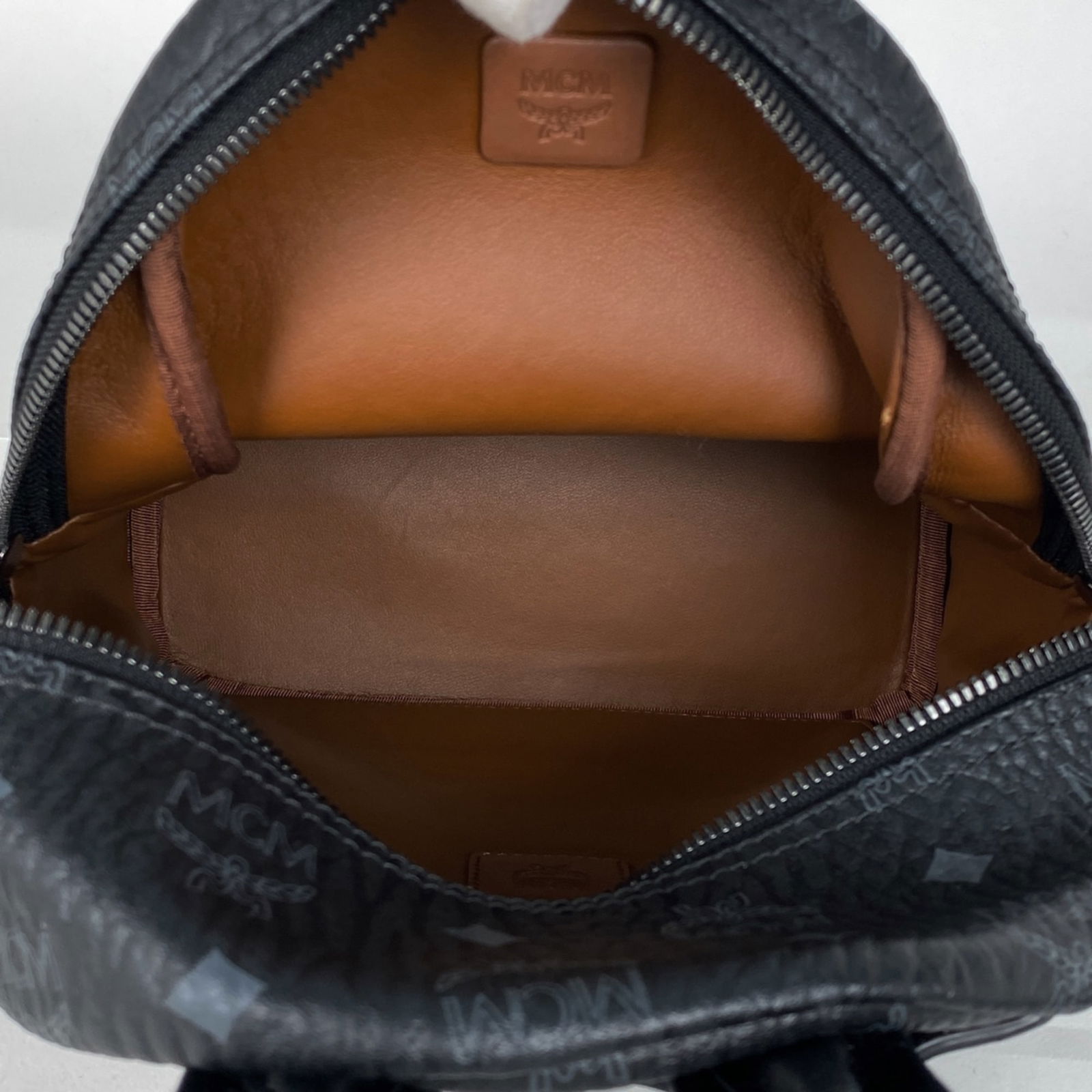 Leather Mcm Backpack - 8