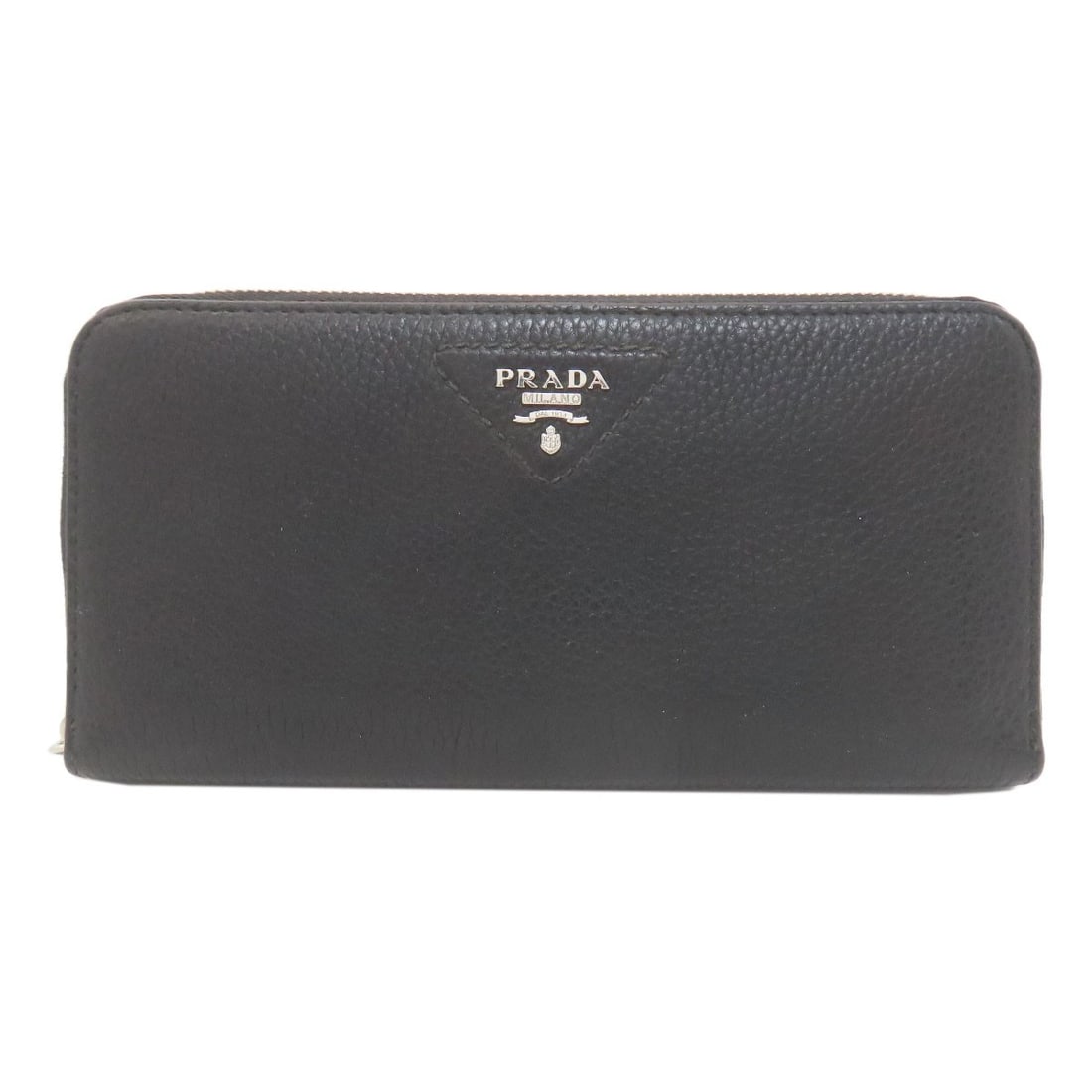 Leather PRADA Triangle Long wallet (with coin pocket) (1 of 20)