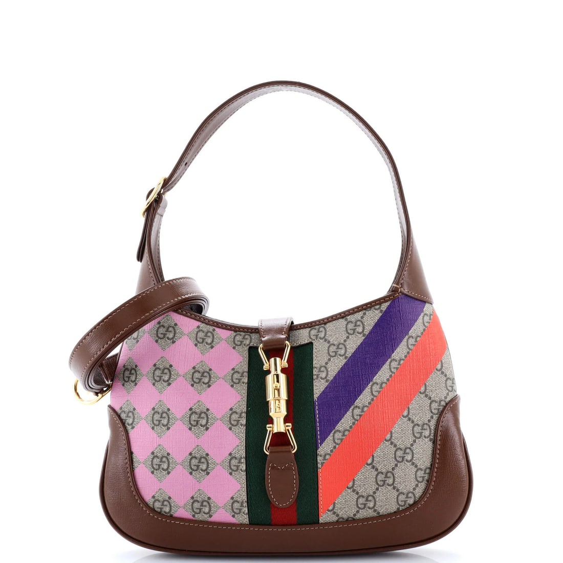 Small Gucci Jackie 1961 Hobo Printed GG Coated Canvas: Small Gucci Jackie 1961 Hobo Printed GG Coated Canvas This listing features Small Gucci Jackie 1961 Hobo Printed GG Coated Canvas. Item specifics are provided below. Item Specifics: Brand: Gucci Exter
