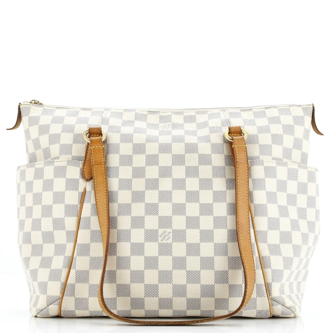 MM Louis Vuitton Totally Handbag Damier: MM Louis Vuitton Totally Handbag Damier This listing features MM Louis Vuitton Totally Handbag Damier. Item specifics are provided below. Item Specifics: Brand: Louis Vuitton Exterior Material: Canvas