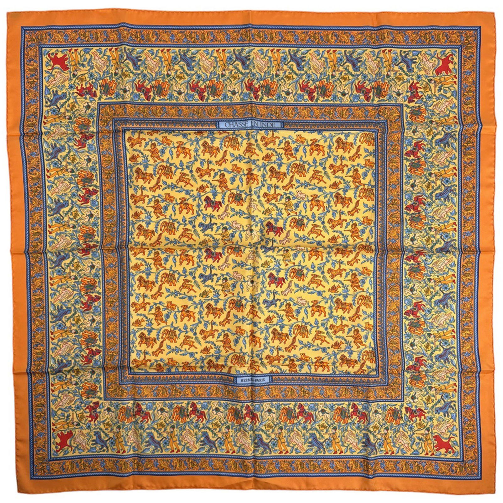 100% Hermes Scarf Silk: 100% Hermes Scarf Silk This listing features 100% Hermes Scarf Silk. Item specifics are provided below. Item Specifics: Brand: Hermes Type: Scarf Gender: Women Color: Multi-Color, Orange Material: Sil