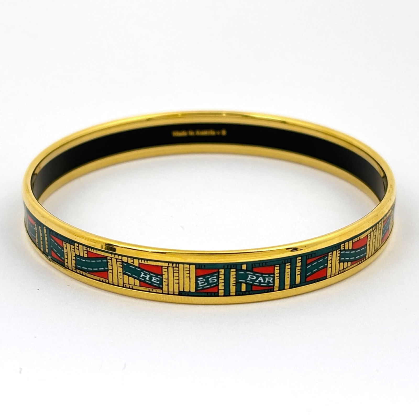 Enamel Hermes Bangle Cloisonn/ - 3