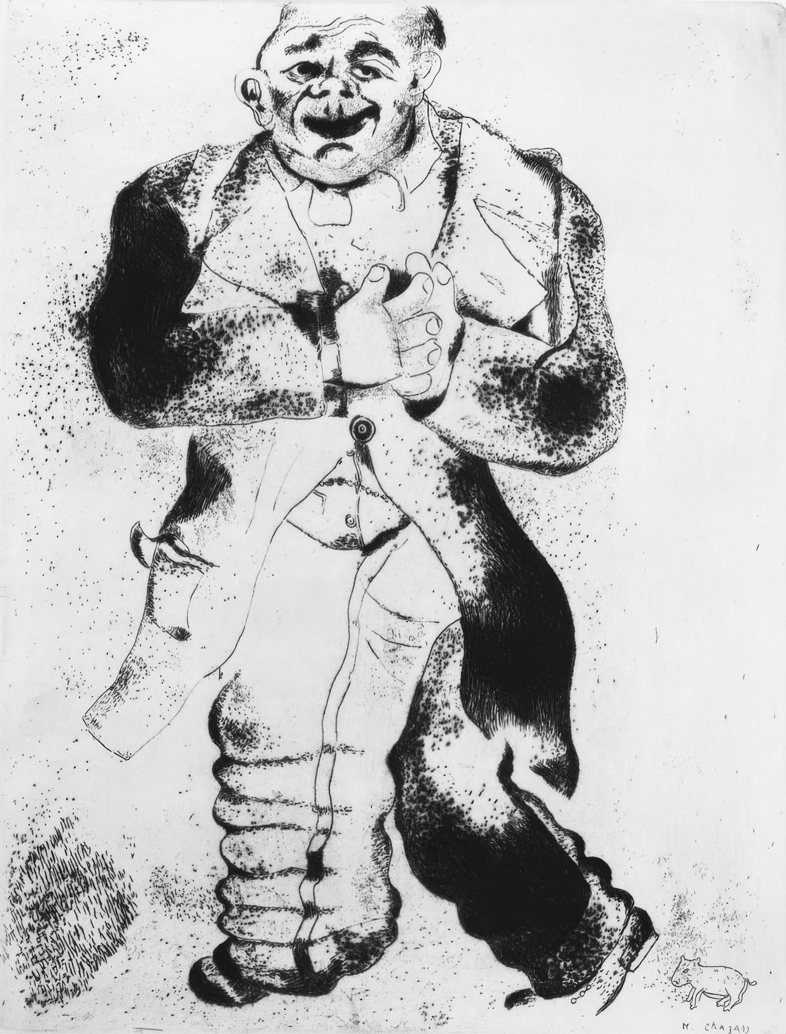 19231927 - Marc Chagall - Sobakevitch - from Dead Souls - Etching: 19231927 - Marc Chagall - Sobakevitch - from Dead Souls - Etching This listing features 19231927 - Marc Chagall - Sobakevitch - from Dead Souls - Etching. Item specifics are provided below. Item