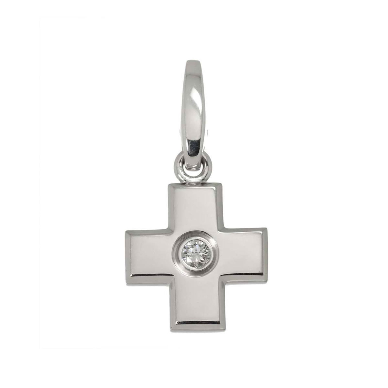 750. Cartier Cross Diamond Charm in 18K White Gold (WG) and: 750. Cartier Cross Diamond Charm in 18K White Gold (WG) and This listing features 750. Cartier Cross Diamond Charm in 18K White Gold (WG) and. Item specifics are provided below. Item Specifics: Brand: