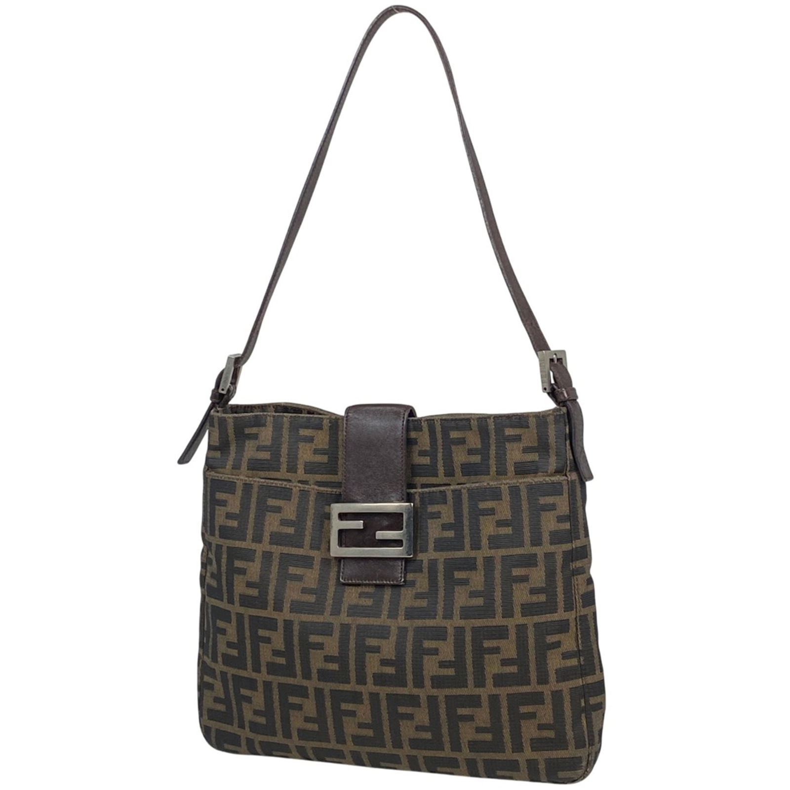 Leather - Fendi Shoulder Bag Canvas: Leather - Fendi Shoulder Bag Canvas This listing features Leather - Fendi Shoulder Bag Canvas. Item specifics are provided below. Item Specifics: Brand: Fendi Type: Shoulder Bag Material: Canvas , Lea