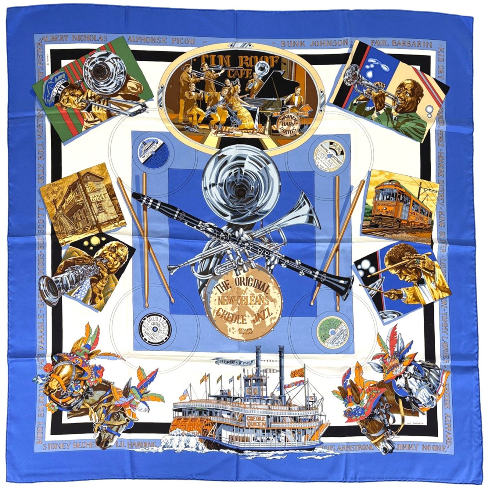 Silk Hermes Scarf: Silk Hermes Scarf This listing features Silk Hermes Scarf. Item specifics are provided below. Item Specifics: Brand: Hermes Type: Scarf Gender: Women Color: Blue, Multi-Color Material: Silk Size (Lxw)