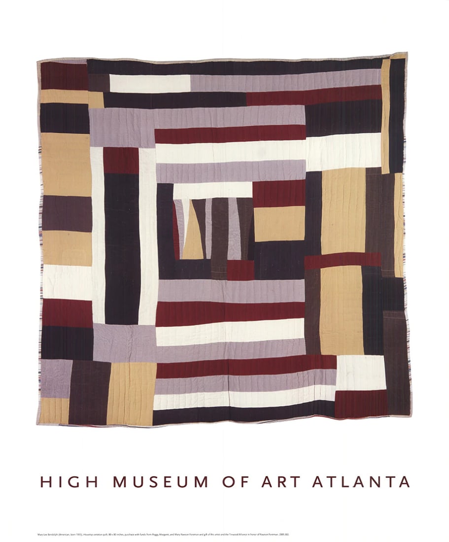 Contemporary MARY BENDOLPH Housetop Variation Quilt 29" x 24" Offset Lithograph: Contemporary MARY BENDOLPH Housetop Variation Quilt 29" x 24" Offset Lithograph This listing features Contemporary MARY BENDOLPH Housetop Variation Quilt 29" x 24" Offset Lithograph. Item specifics ar