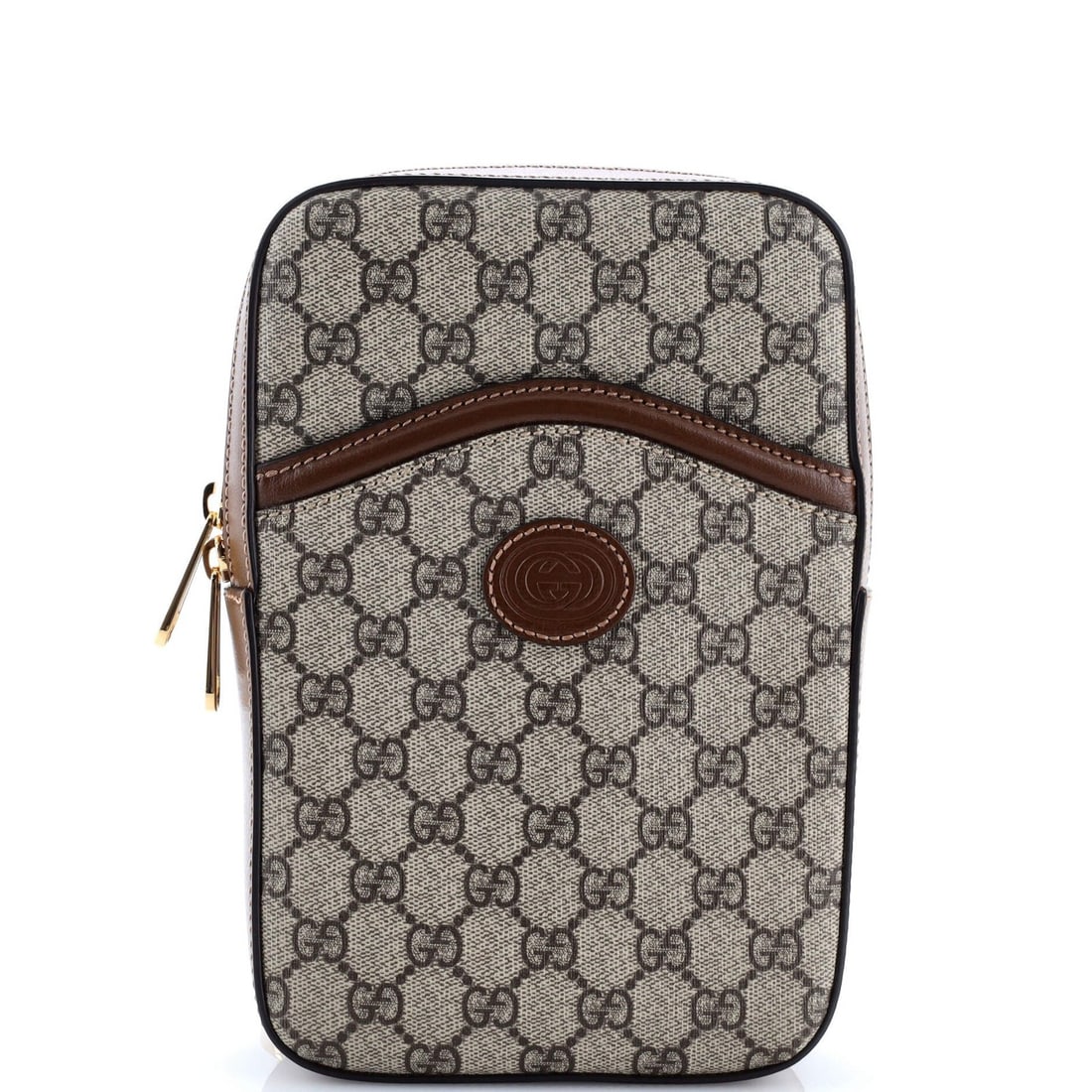 Small Gucci Interlocking G Patch Sling Bag GG Coated Canvas: Small Gucci Interlocking G Patch Sling Bag GG Coated Canvas This listing features Small Gucci Interlocking G Patch Sling Bag GG Coated Canvas. Item specifics are provided below. Item Specifics: Brand: