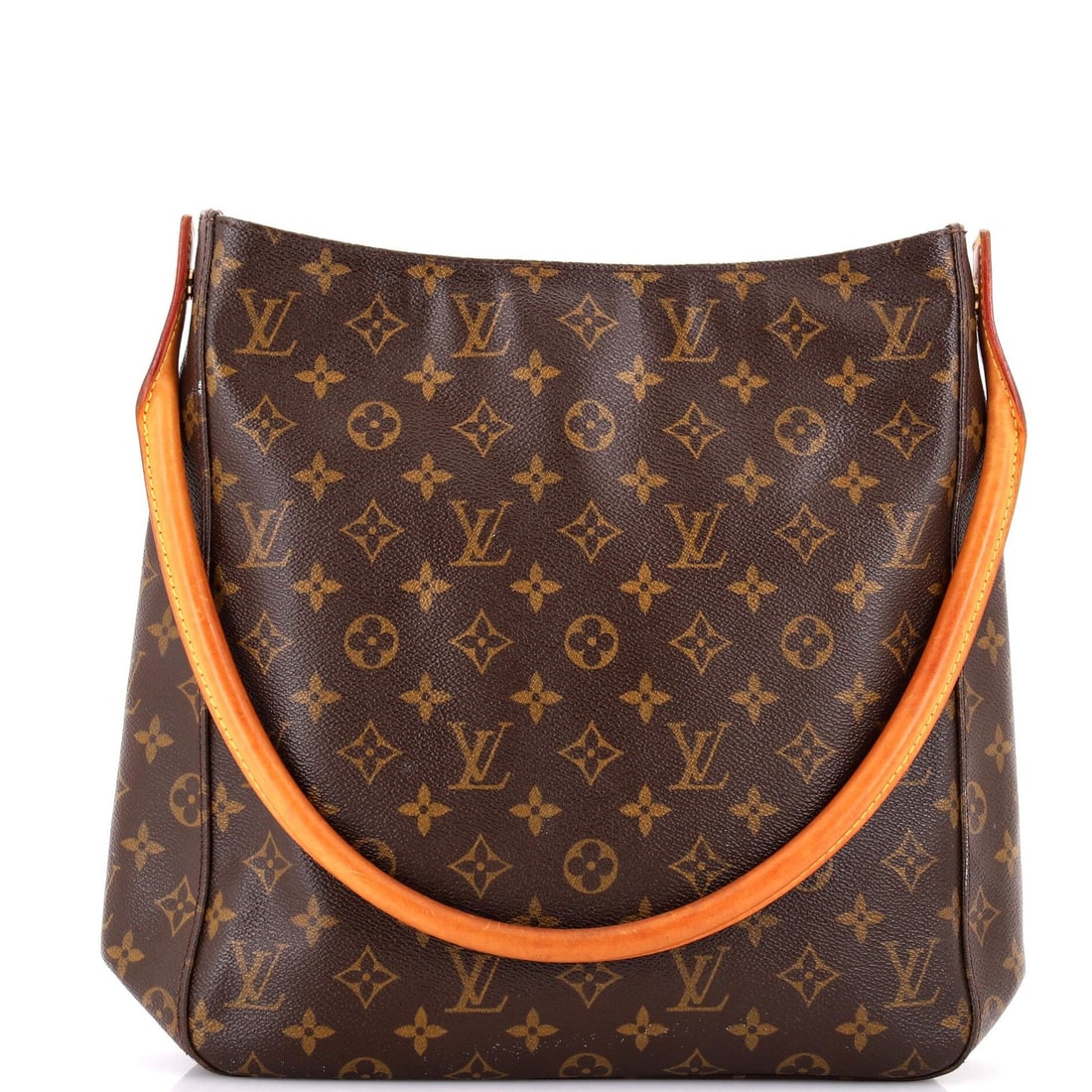 GM Louis Vuitton Looping Handbag Monogram Canvas: GM Louis Vuitton Looping Handbag Monogram Canvas This listing features GM Louis Vuitton Looping Handbag Monogram Canvas. Item specifics are provided below. Item Specifics: Brand: Louis Vuitton Exterio