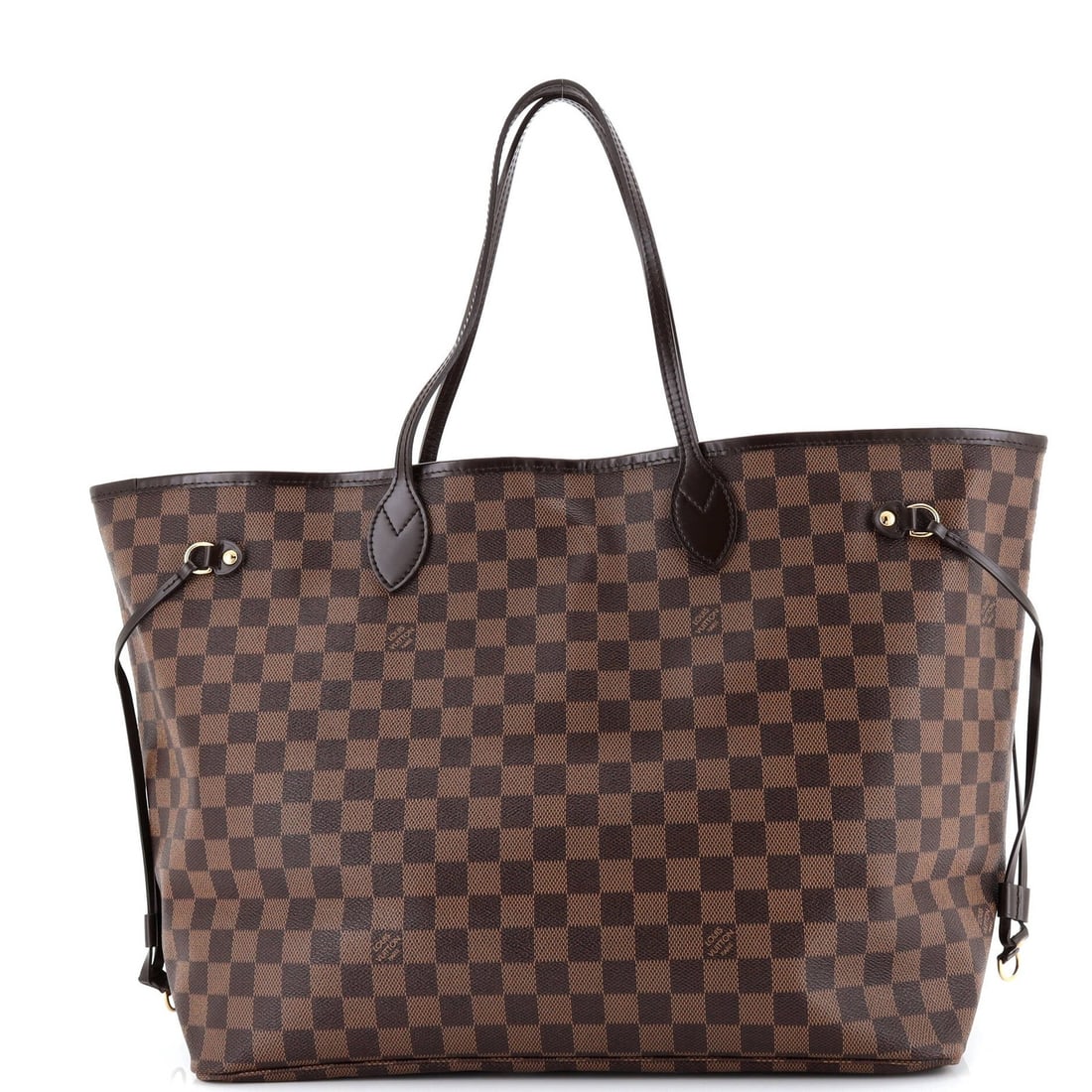 GM Louis Vuitton Neverfull Tote Damier: GM Louis Vuitton Neverfull Tote Damier This listing features GM Louis Vuitton Neverfull Tote Damier. Item specifics are provided below. Item Specifics: Brand: Louis Vuitton Exterior Material: Canvas C