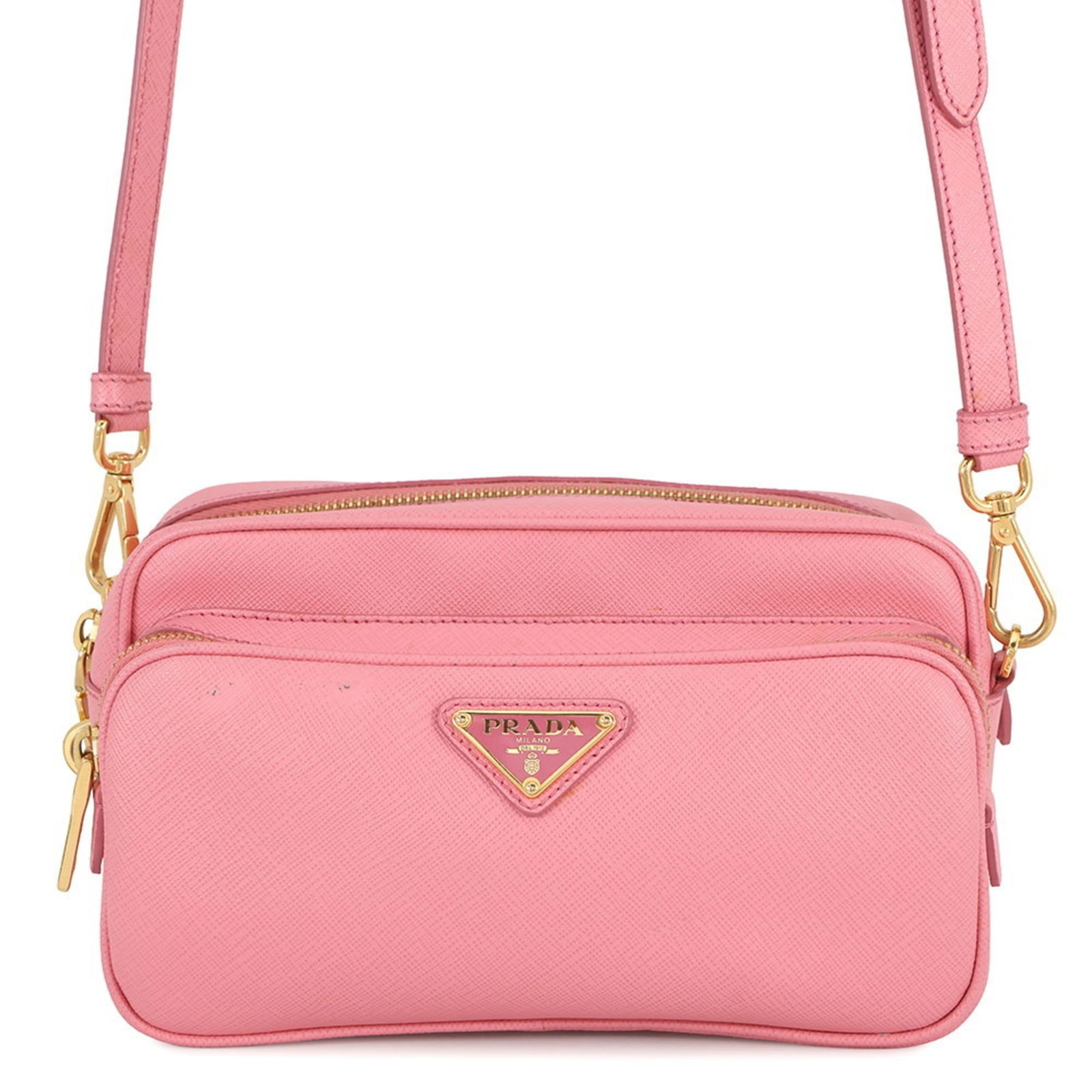 Leather Prada Shoulder Bag: Leather Prada Shoulder Bag This listing features Leather Prada Shoulder Bag. Item specifics are provided below. Item Specifics: Brand: Prada Type: Shoulder Bag Material: Leather Leather/Fur Type: Saff