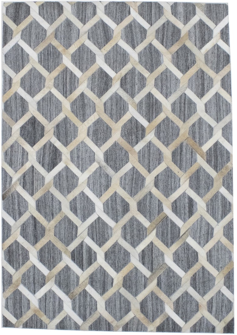 ft Handcrafted Leather Rug Gray Beige Cowhide Geometric Modern Carpet 4X6: ft Handcrafted Leather Rug Gray Beige Cowhide Geometric Modern Carpet 4X6 This listing features ft Handcrafted Leather Rug Gray Beige Cowhide Geometric Modern Carpet 4X6. Item specifics are provided b