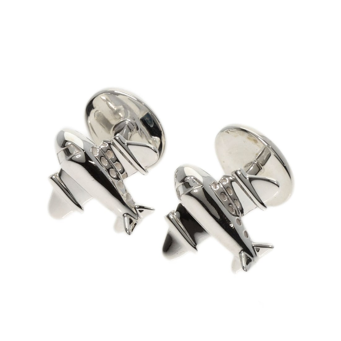 Silver TIFFANY&Co. Airplane motif cuffs: Silver TIFFANY&Co. Airplane motif cuffs This listing features Silver TIFFANY&Co. Airplane motif cuffs. Item specifics are provided below. Item Specifics: Brand: TIFFANY&Co. Style: cuffs Material: Silv
