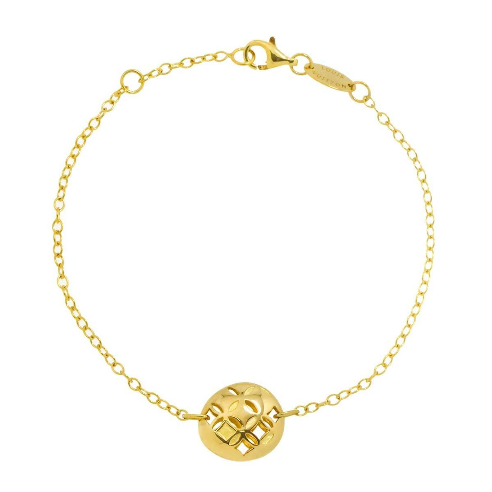 (18K) Louis Vuitton Charm Bracelet Yellow Gold: (18K) Louis Vuitton Charm Bracelet Yellow Gold This listing features (18K) Louis Vuitton Charm Bracelet Yellow Gold. Item specifics are provided below. Item Specifics: Brand: Louis Vuitton Type: Charm