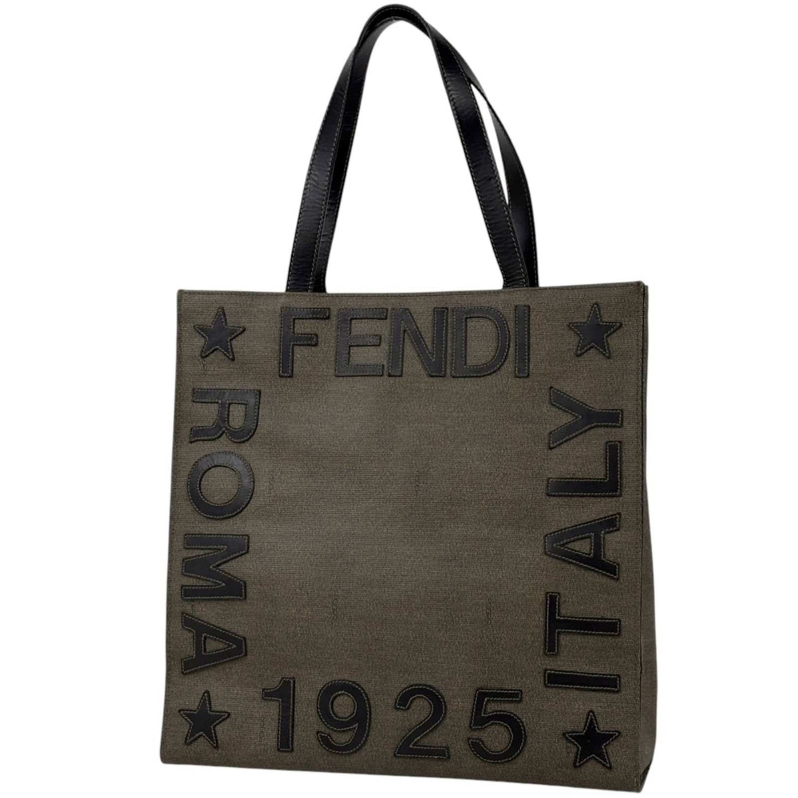Tote Bag Coated Canvas - Fendi Shoulder Bag (1 of 8)