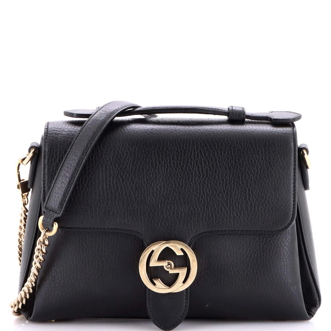 Medium Gucci Interlocking Top Handle Bag Leather: Medium Gucci Interlocking Top Handle Bag Leather This listing features Medium Gucci Interlocking Top Handle Bag Leather. Item specifics are provided below. Item Specifics: Brand: Gucci Exterior Materi
