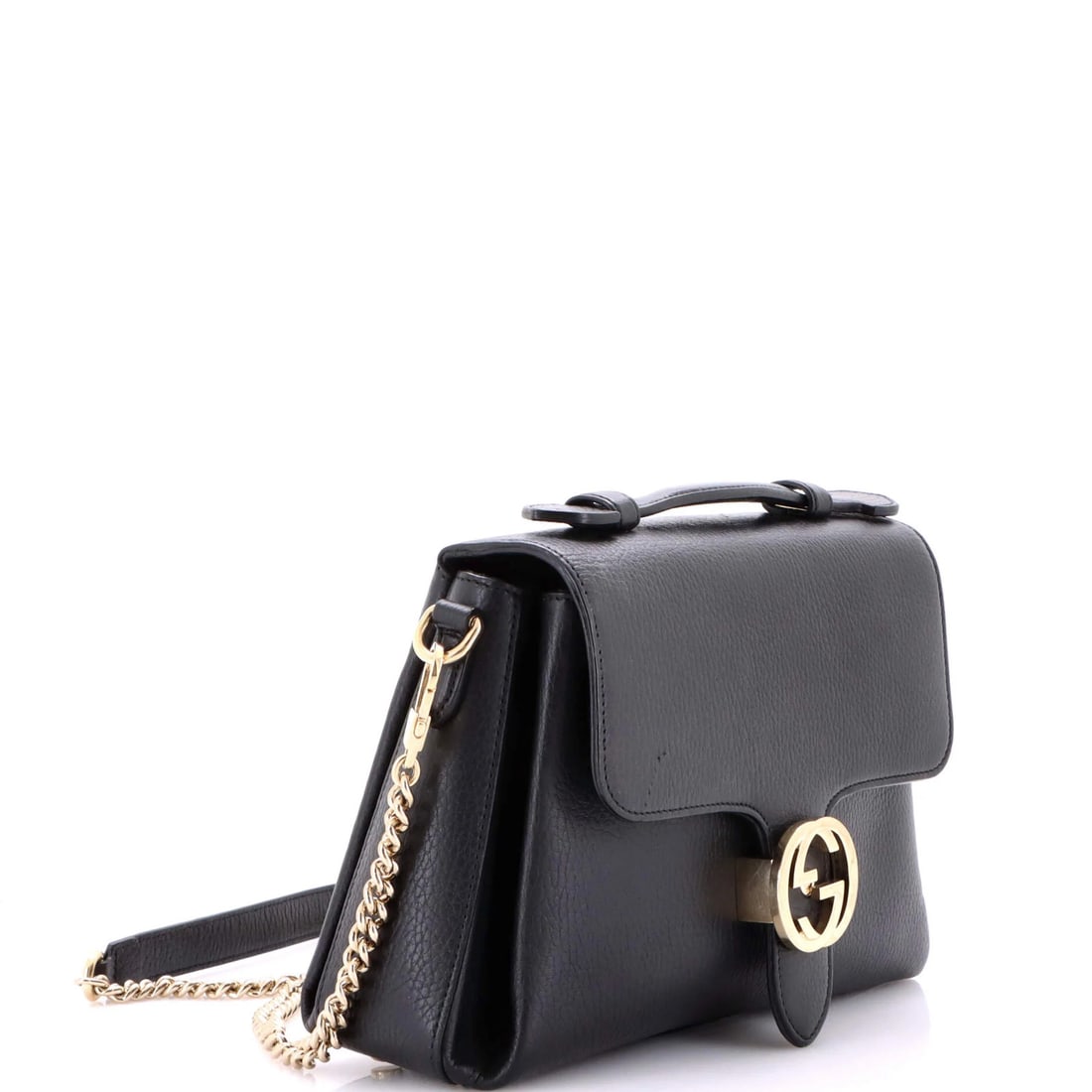 Medium Gucci Interlocking Top Handle Bag Leather - 2