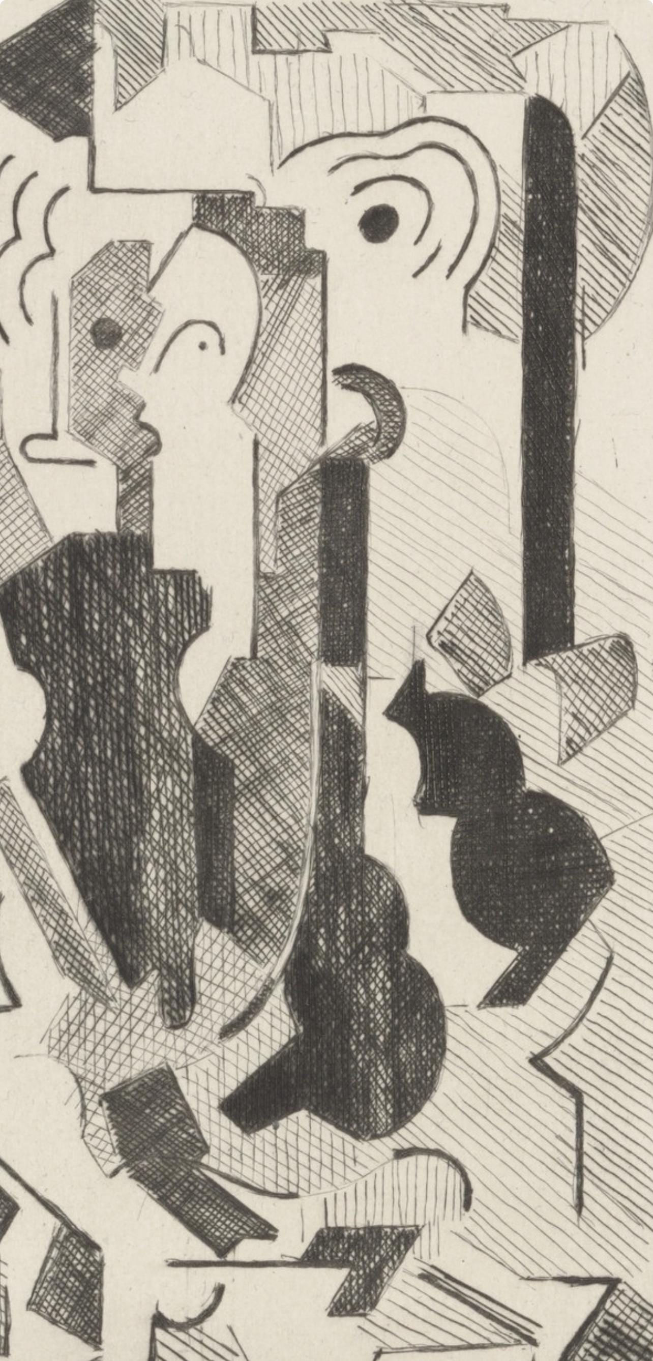 Etching - Albert Gleizes - Composition - Du cubisme - 3