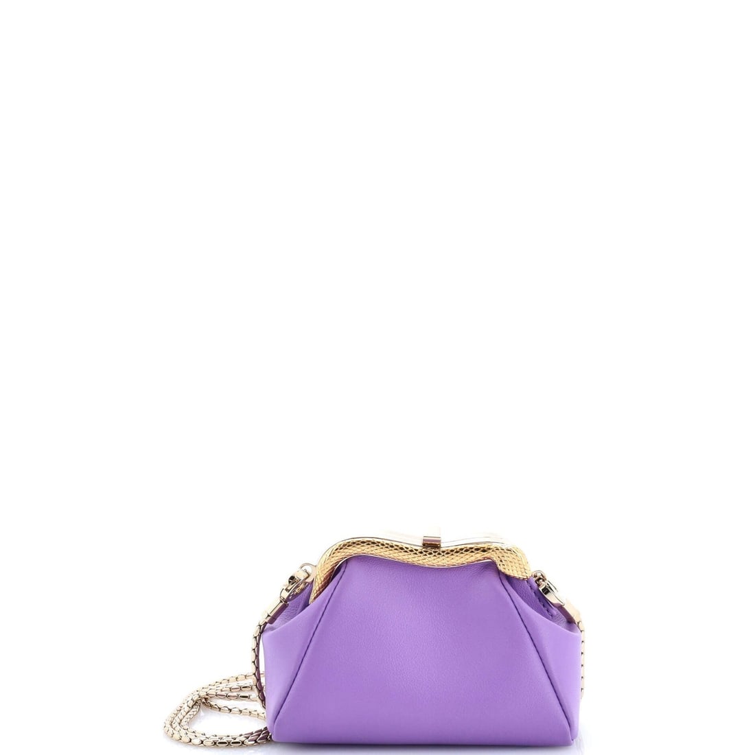 Micro Bvlgari Serpentine Pouch Bag Leather: Micro Bvlgari Serpentine Pouch Bag Leather This listing features Micro Bvlgari Serpentine Pouch Bag Leather. Item specifics are provided below. Item Specifics: Brand: Bvlgari Exterior Material: