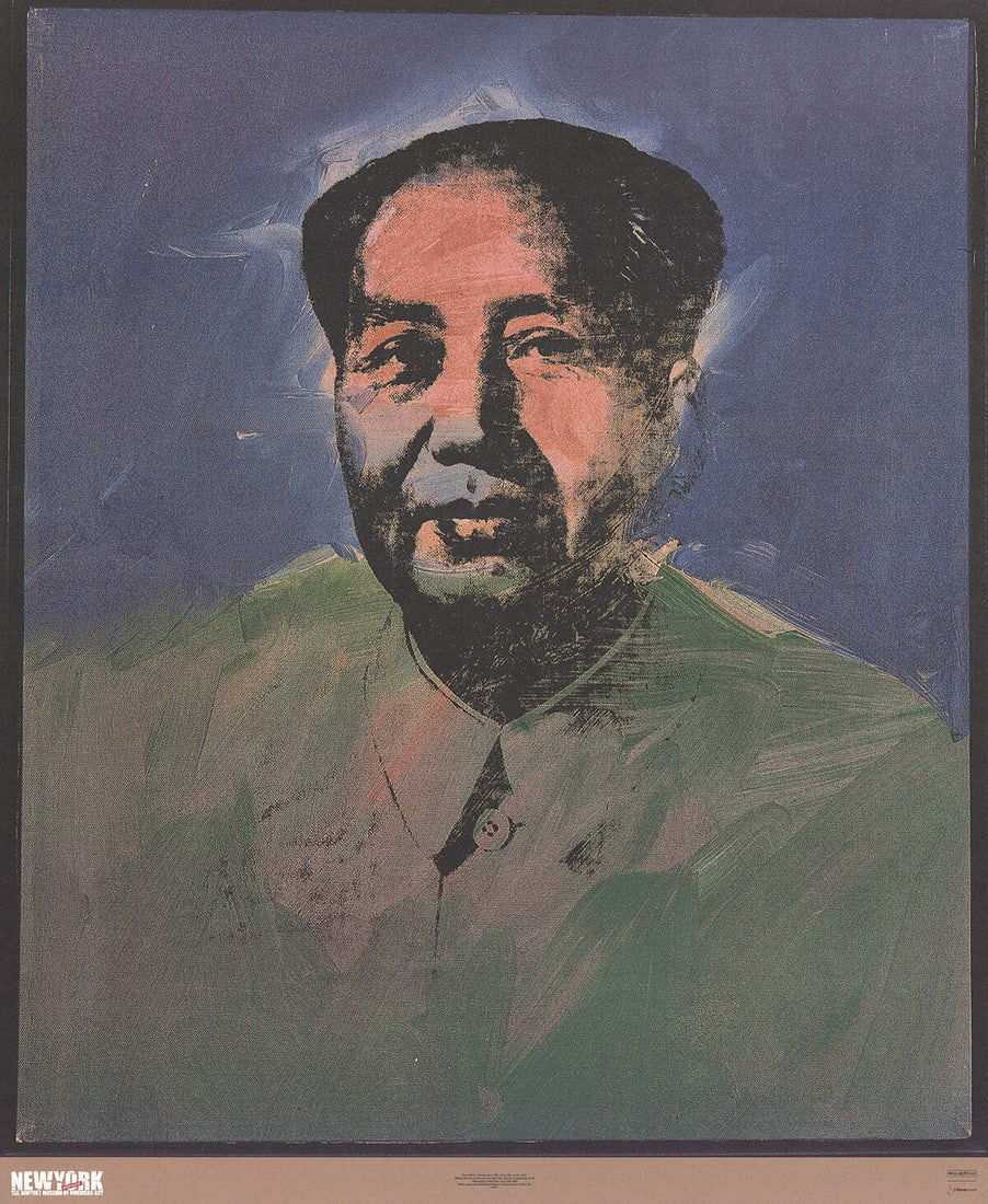 Chairman ANDY WARHOL Mao 32.75" x 26.75" Poster 1989 Pop Art Blue Black Green: Chairman ANDY WARHOL Mao 32.75" x 26.75" Poster 1989 Pop Art Blue Black Green This listing features Chairman ANDY WARHOL Mao 32.75" x 26.75" Poster 1989 Pop Art Blue Black Green. Item specifics are pr