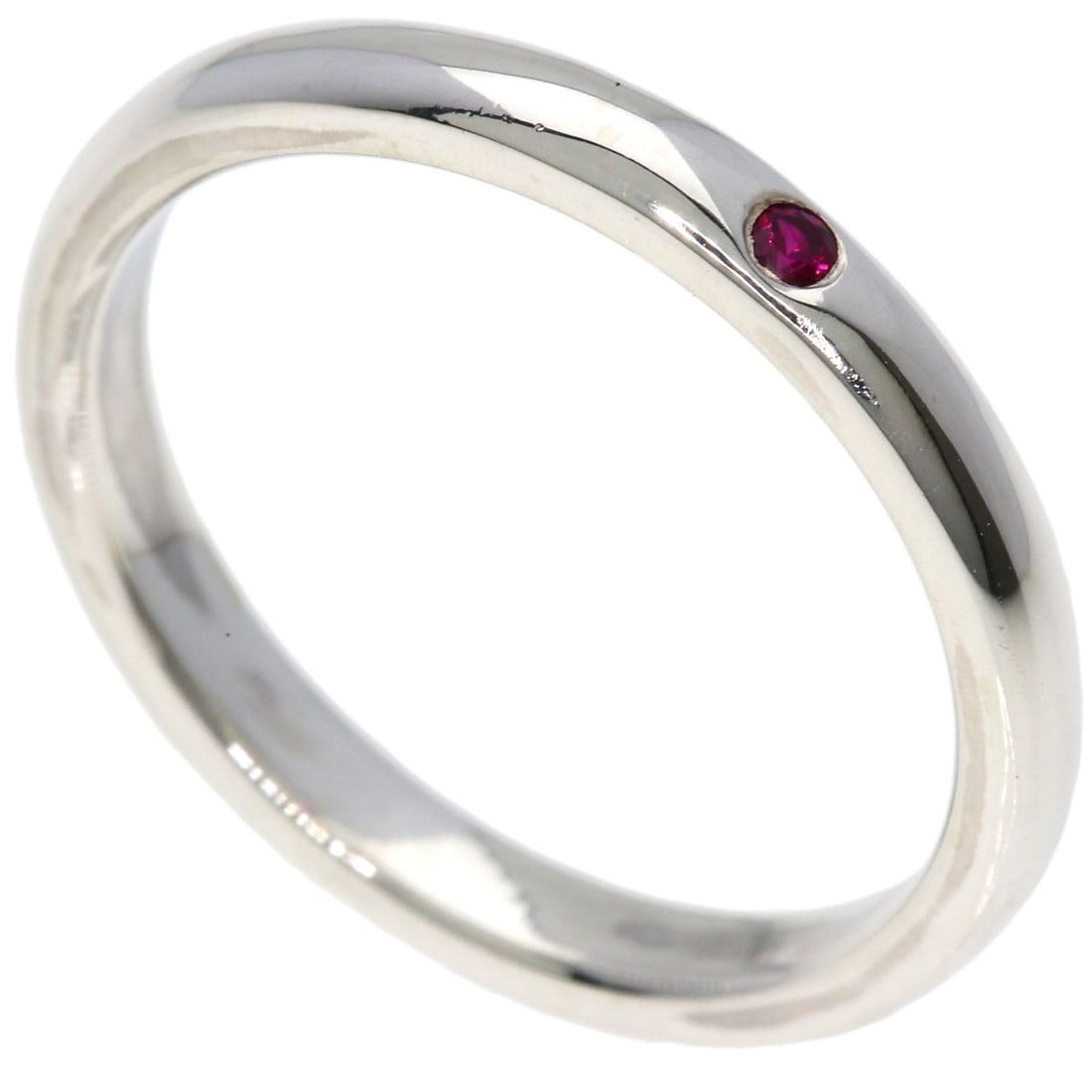 Silver TIFFANY&Co. Stacking band Ruby Ring: Silver TIFFANY&Co. Stacking band Ruby Ring This listing features Silver TIFFANY&Co. Stacking band Ruby Ring. Item specifics are provided below. Item Specifics: Brand: TIFFANY&Co. Style: Ring Material:
