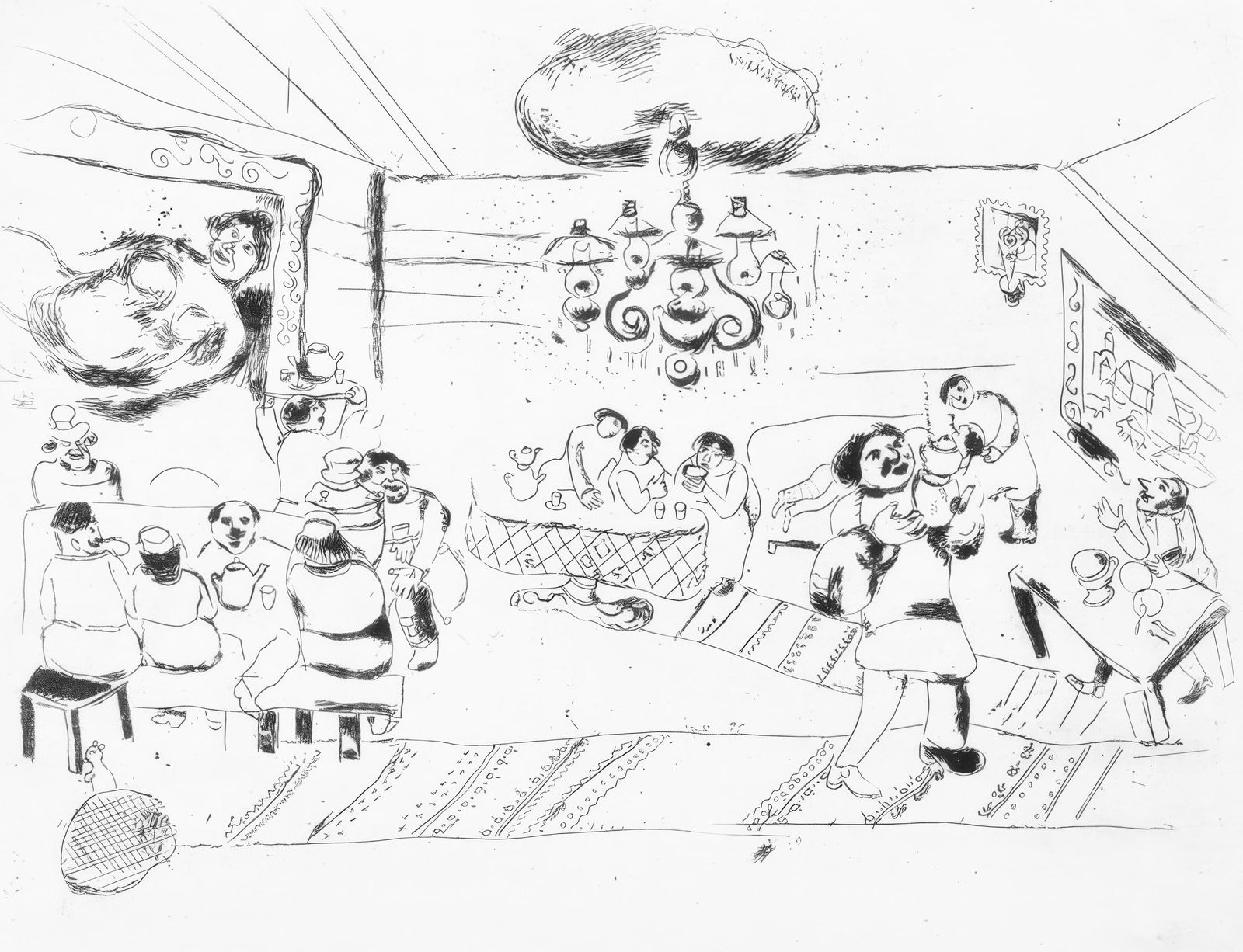 19231927 - Marc Chagall - The Inn - from Dead Souls - Etching: 19231927 - Marc Chagall - The Inn - from Dead Souls - Etching This listing features 19231927 - Marc Chagall - The Inn - from Dead Souls - Etching. Item specifics are provided below. Item Specifics: Th