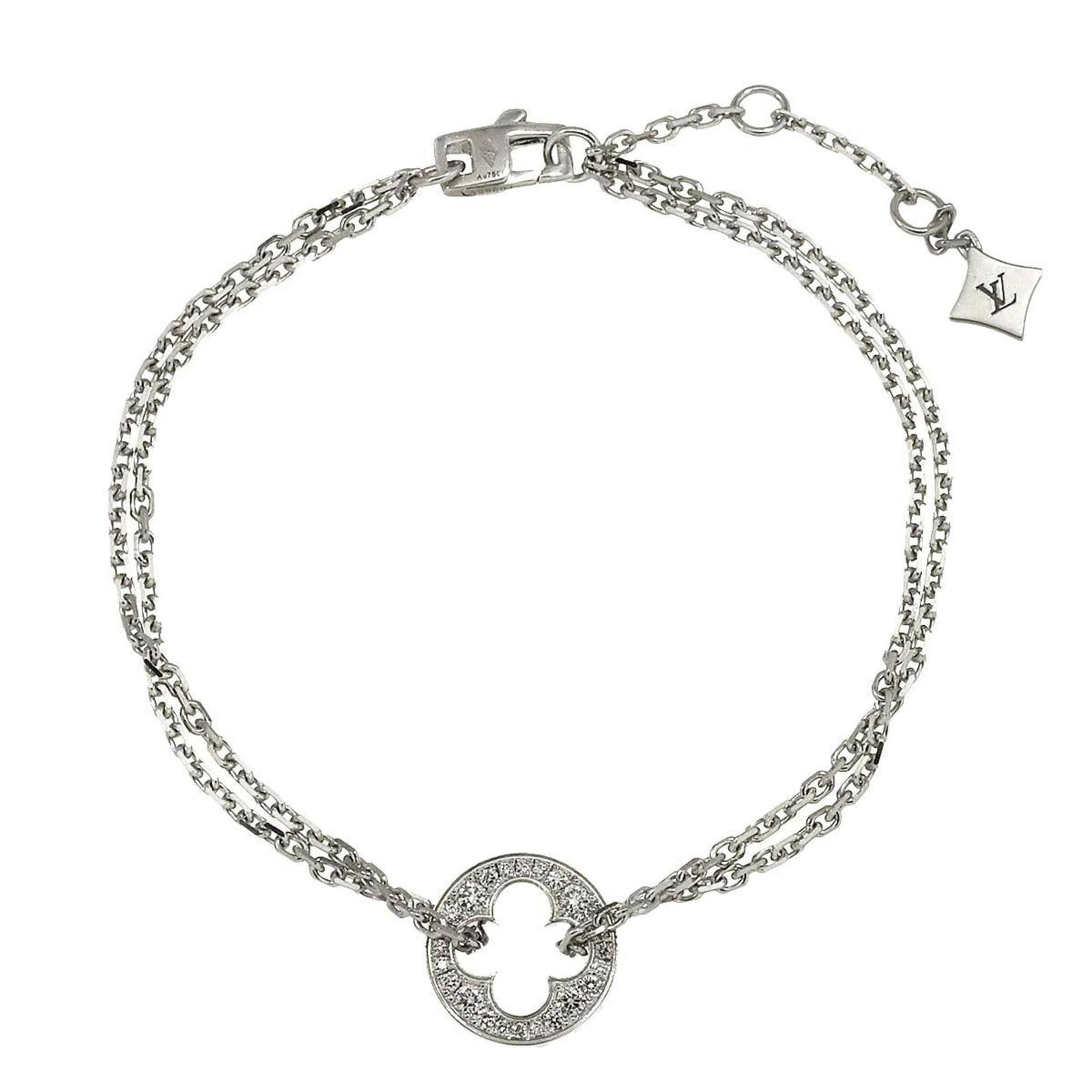 (18K) Louis Vuitton Charm Bracelet White Gold: (18K) Louis Vuitton Charm Bracelet White Gold This listing features (18K) Louis Vuitton Charm Bracelet White Gold. Item specifics are provided below. Item Specifics: Brand: Louis Vuitton Type: Charm B