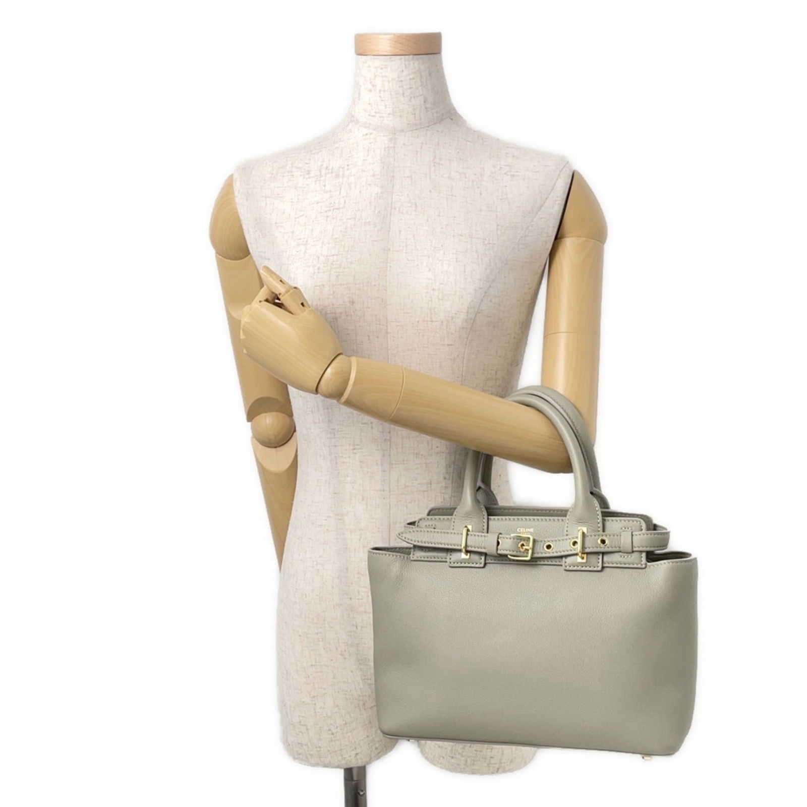 Leather Celine Handbag - 4